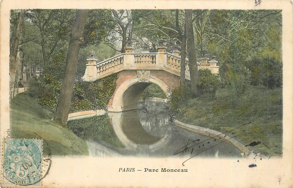 PARIS — Park Monceau — wydawca Paris, nr 5 - Awers