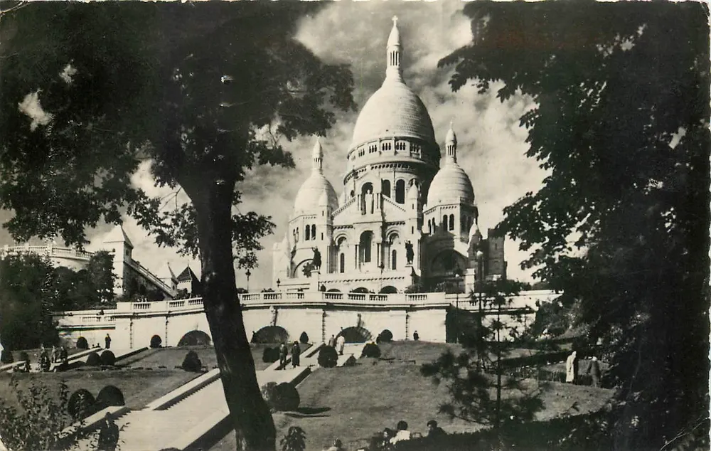Basílica do Sagrado Coração — Paris — Edições Glatigny - Frente