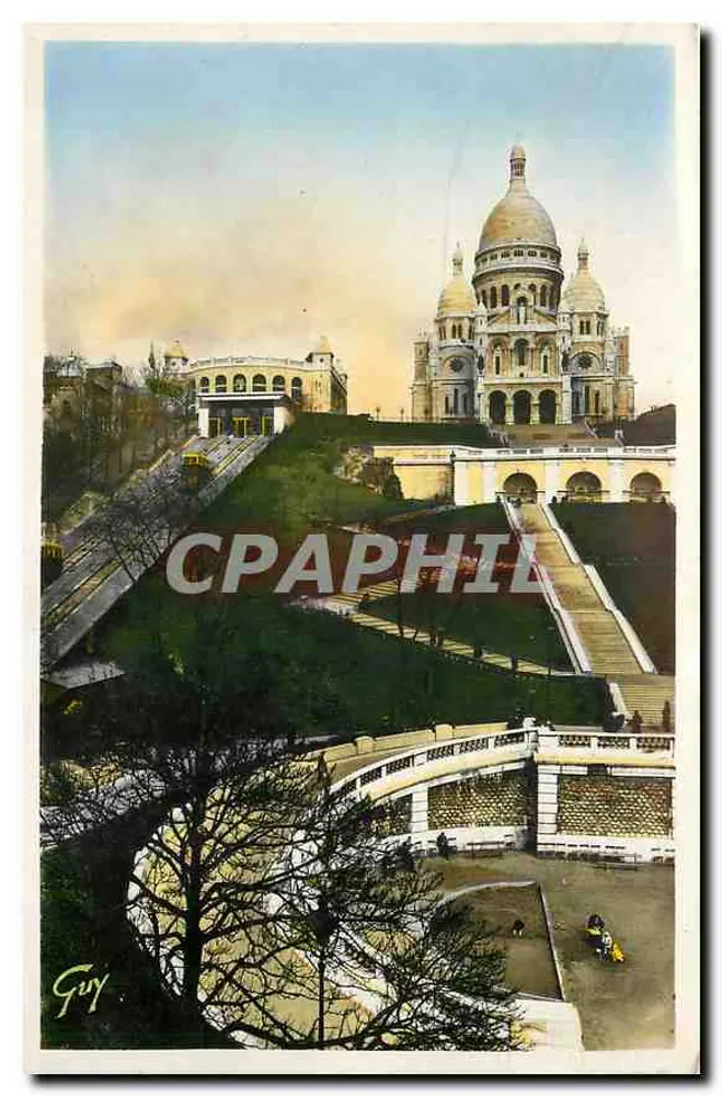 Sacré-Cœur — vue panoramique — Guy - Recto