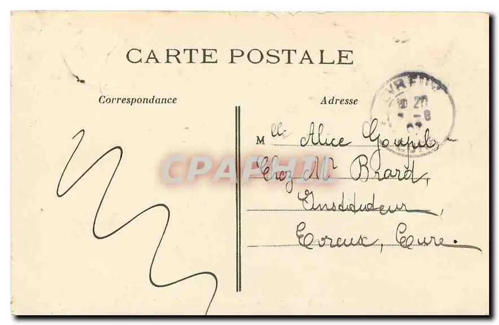 PARIS — Avenida dos Campos Elísios — G. M. Robert - Verso
