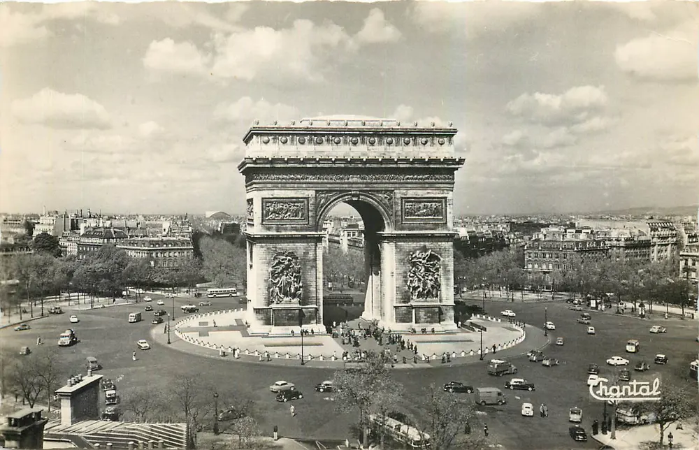 Paryż - Arc de Triomphe — Wydawnictwo Chantal, nr 11 - Awers