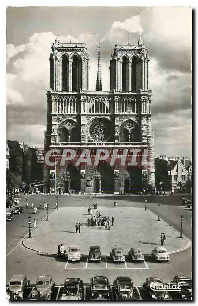 Nossa Senhora de Paris — vista da fachada — editor Montal, n° 172 - Frente