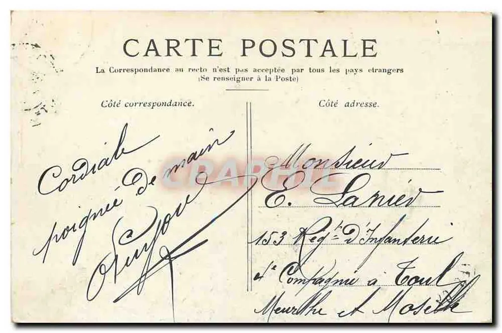 Paris — O Palácio do Luxemburgo — Editor não visível - Verso