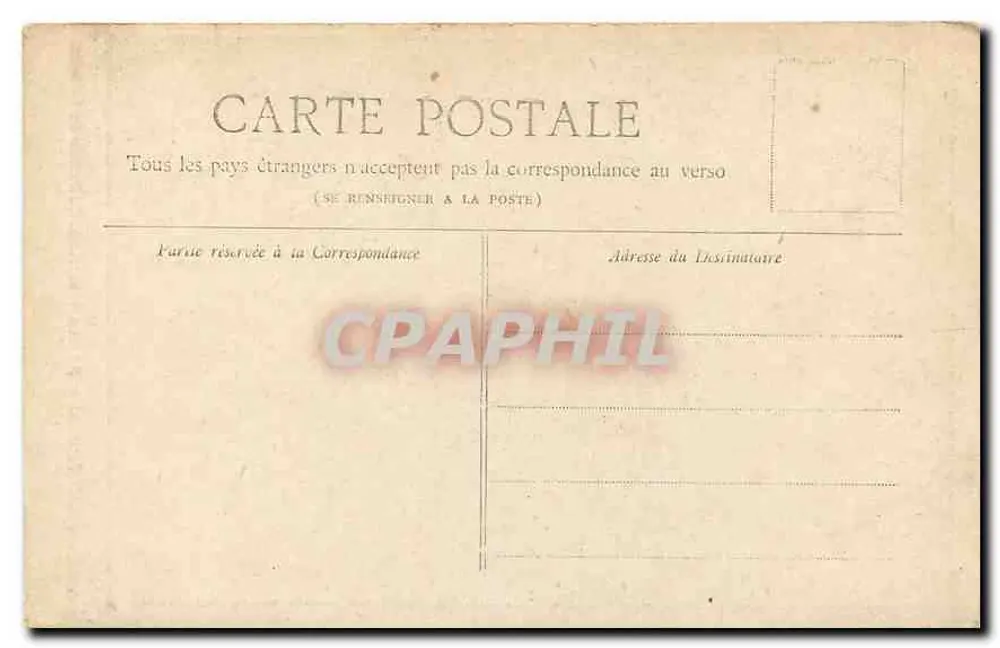 Uhr des Palais de Justice — Paris — Sammlung Petit Journal - Rückseite
