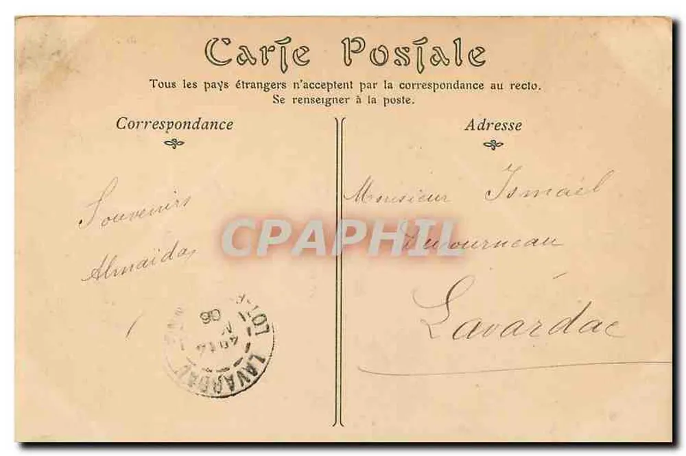 PARIS — A Igreja da Madeleine — editor não identificado - Verso