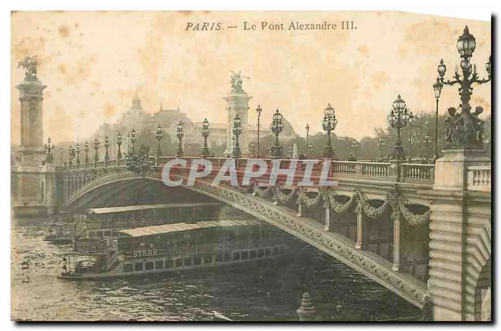 Paris — O Ponte Alexandre III - Frente