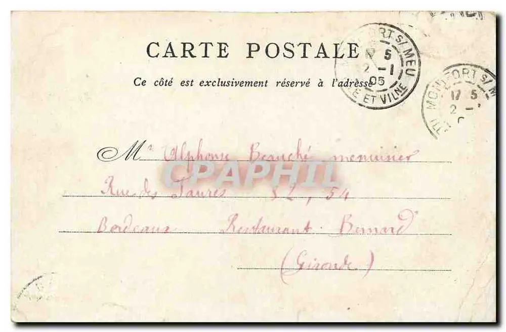 Notre-Dame — Editado pelo Bon Marché — Paris - Verso