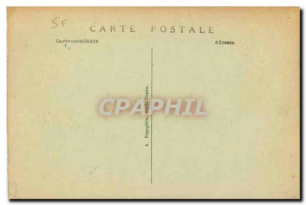 Paris — O Museu de Cluny — Cluny Museum A.P. n°234 - Verso