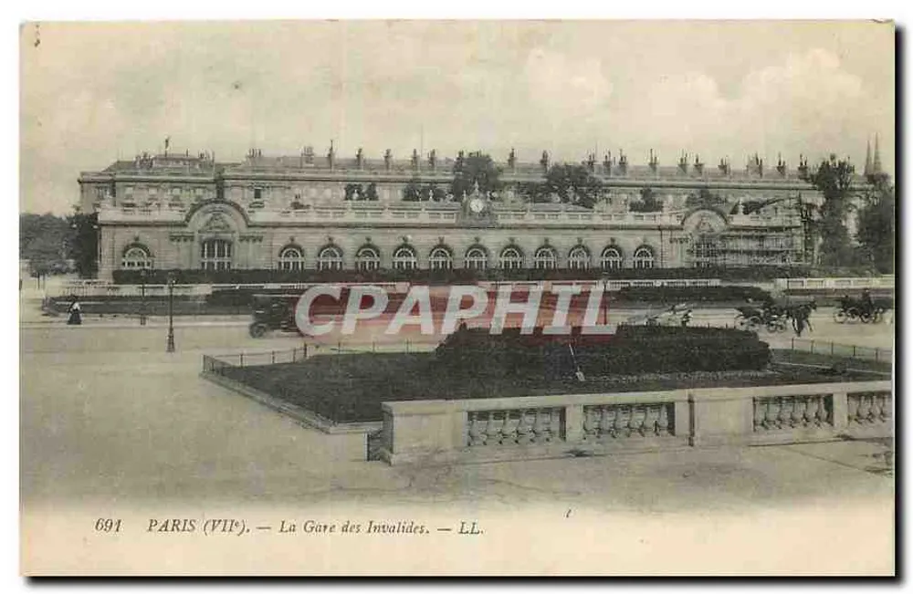 Paris (VIIe) — A Estação dos Invalides — LL. — n° 691 - Frente