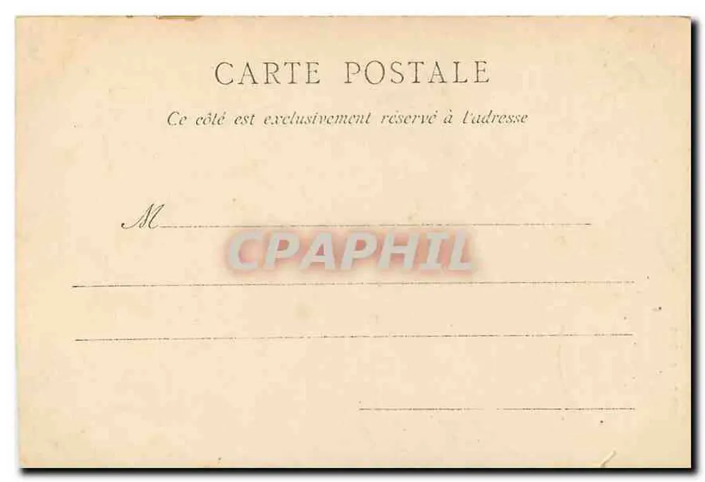 Estátua de Henri IV — Paris — C.L.C. n°257 - Verso