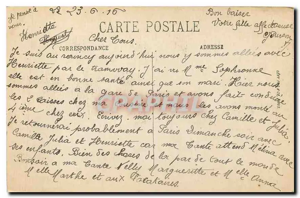 Paris (VIIIe) — A Madeleine — LL. - Verso