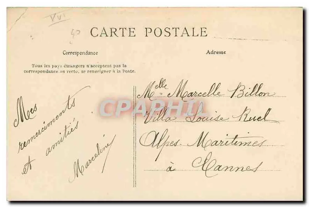 Paris — Bois de Boulogne — Racing-Club C. L. C. — Édition n°417 - Verso