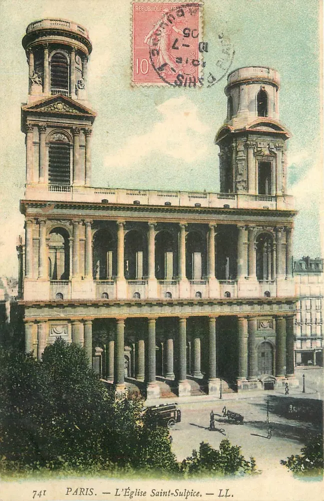 Paris — A Igreja de Saint-Sulpice — LL. — n° 741 - Frente