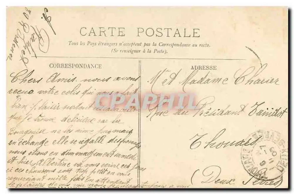 Paris — A Igreja de Saint-Sulpice — LL. — n° 741 - Verso