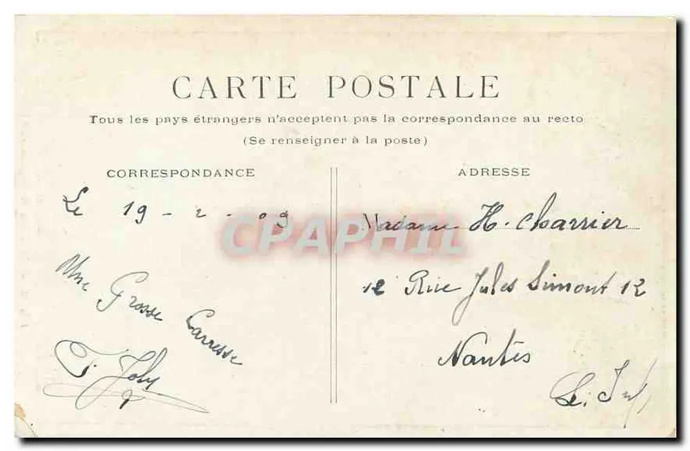 PARIS. - Túmulo de Napoleão I — editor não visível, número de série não legível - Verso