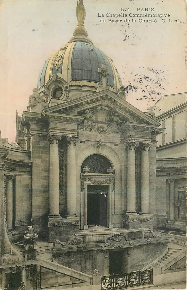 La Chapelle Commémorative du Bazar de la Charité — Paris — C.L.C. n°674 - Recto