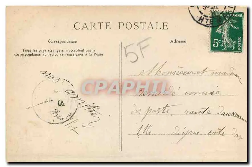 La Chapelle Commémorative du Bazar de la Charité — Paris — C.L.C. n°674 - Verso