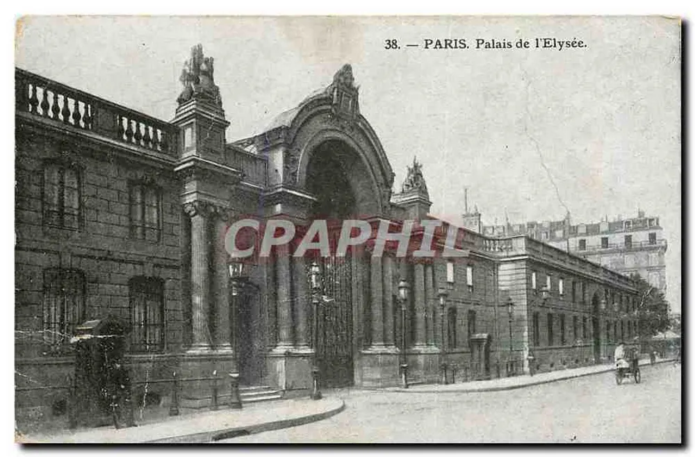 Paris — Palácio do Eliseu — n°38 - Frente