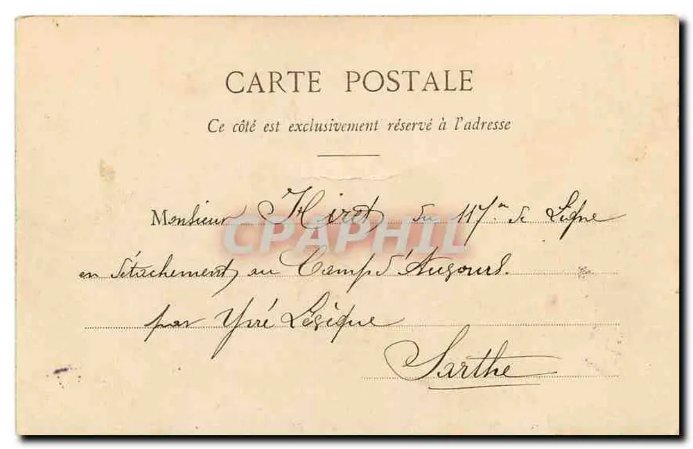 Paris - Champs-Élysées - Restaurant Baillard — Verlag Tharder, Seriennummer nicht sichtbar - Rückseite
