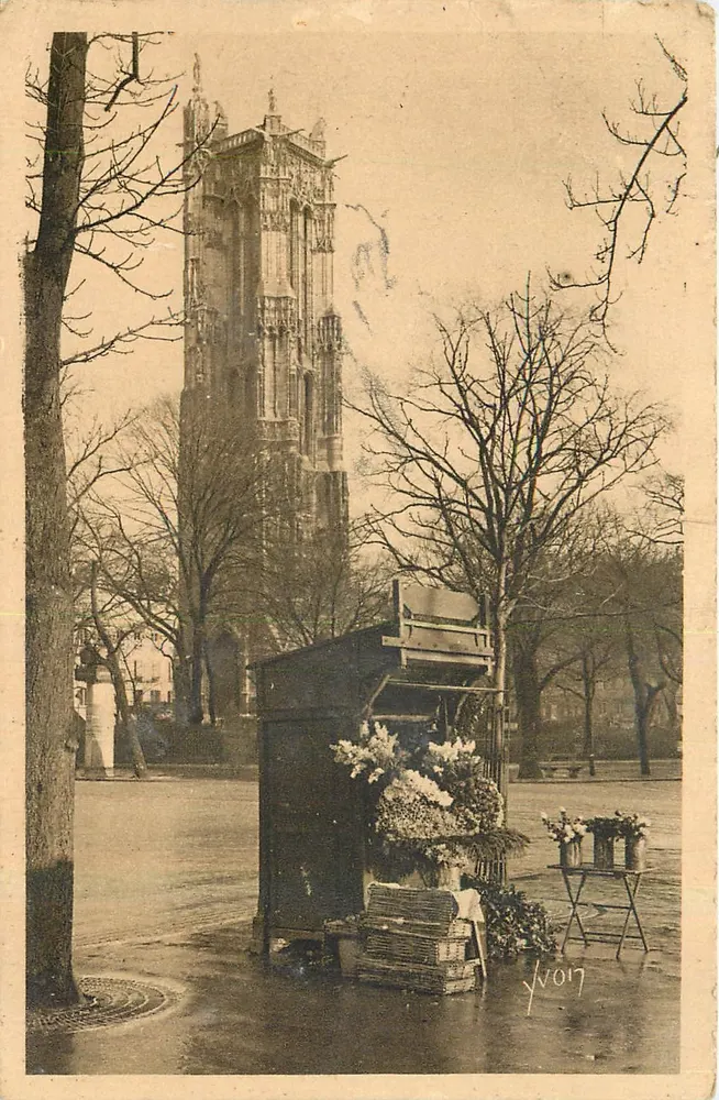 Torre da Igreja de São Jacó — Paris — Edição J. VON 17 - Frente