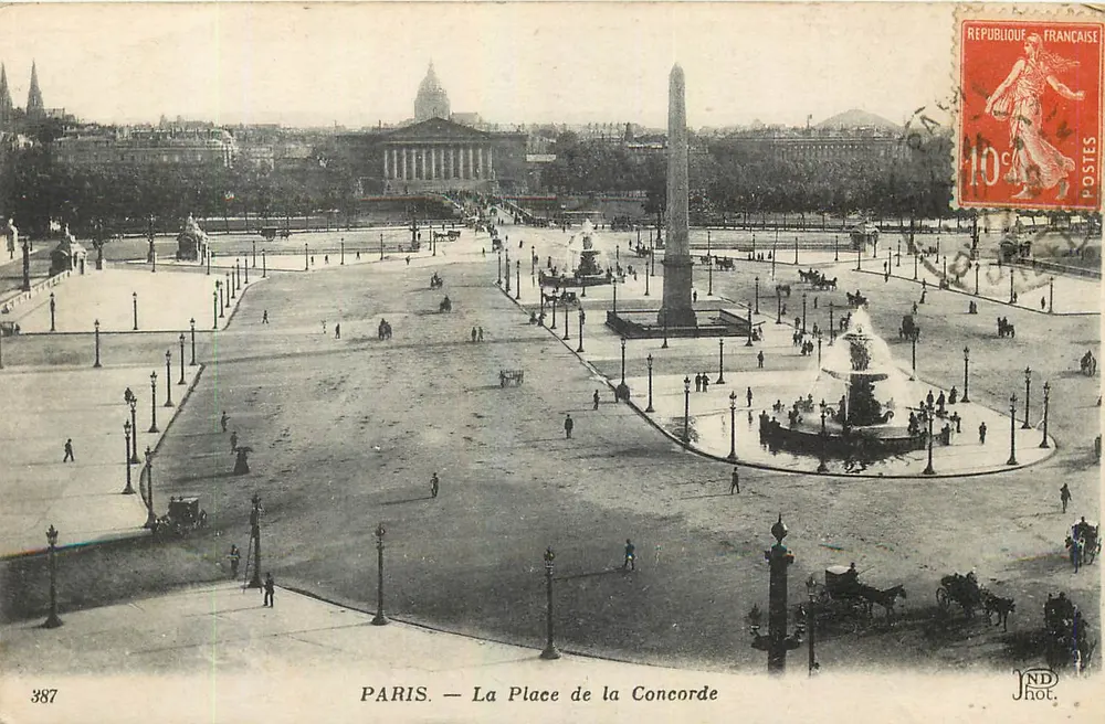 PARIS — A Place de la Concorde — JND Hot, n° 3887 - Frente