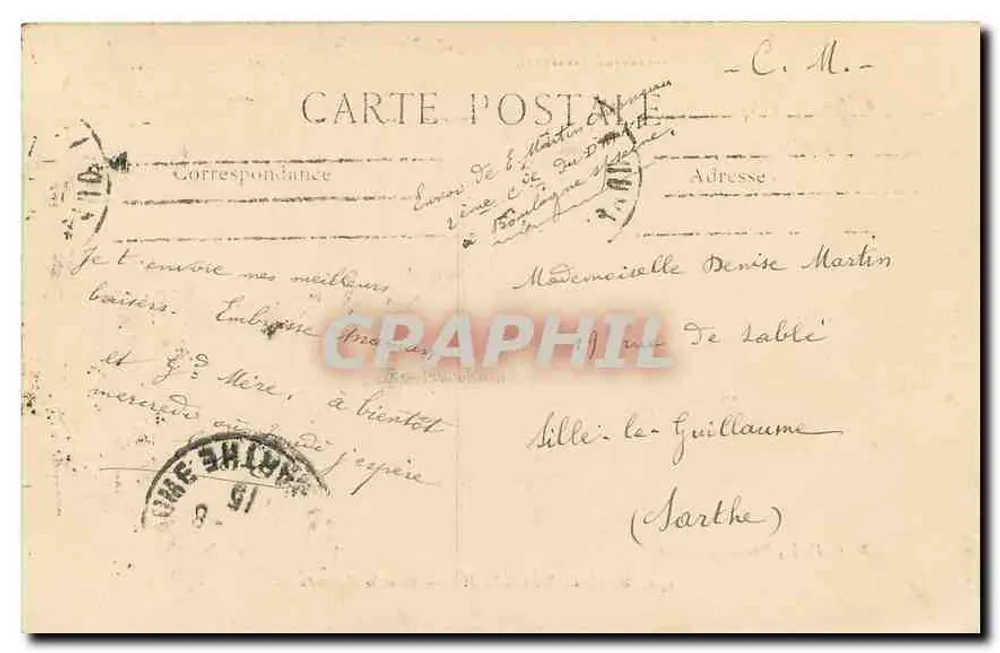 Bois de Boulogne — Under the Cascade — M.C.F.L., Paris-Montreuil - Back