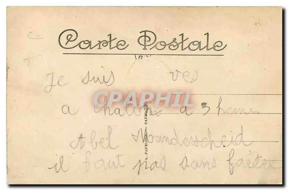 Paris — L'Arc de Triomphe et la Place de l'Étoile — A. P. - Verso