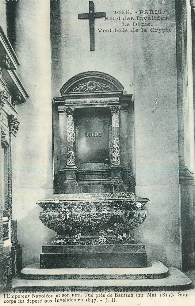 Monument du Général Duroc — Hôtel des Invalides, Vestibule de la Crypte — L. Boisson, phot.-éd. Paris - Recto