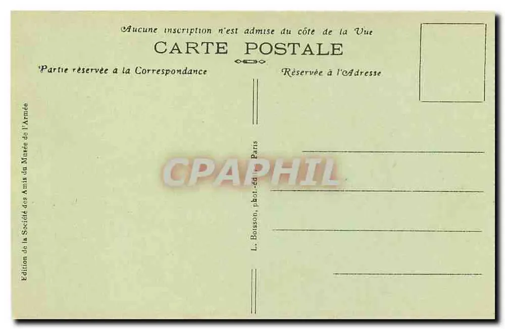 Paris — Hôtel des Invalides — Les Portes de Bronze (par Marneuf) - Verso