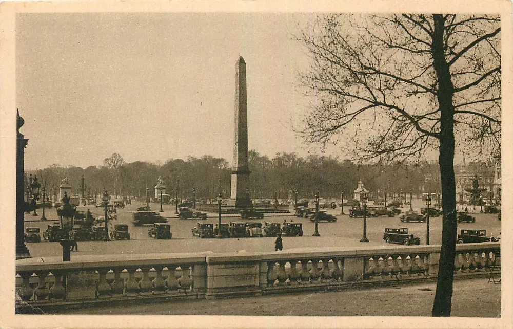 Place de la Concorde — Obélisque — éditeur L. Levy et Quirud, Paris - Recto