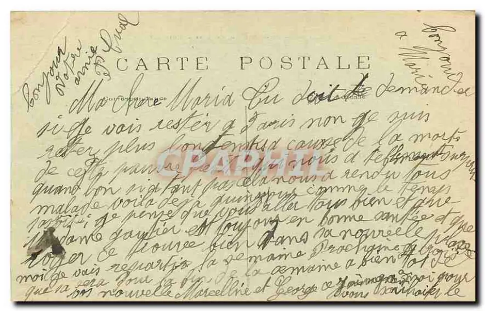 Paris — Vista Geral do Ponte Alexandre III — C. M. n° 172 - Verso