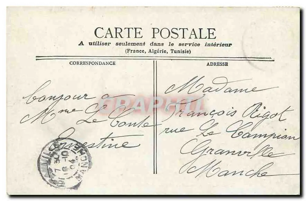 Paris - Le Panthéon & Église Ste. Geneviève — Sandoz Éditeur - Verso