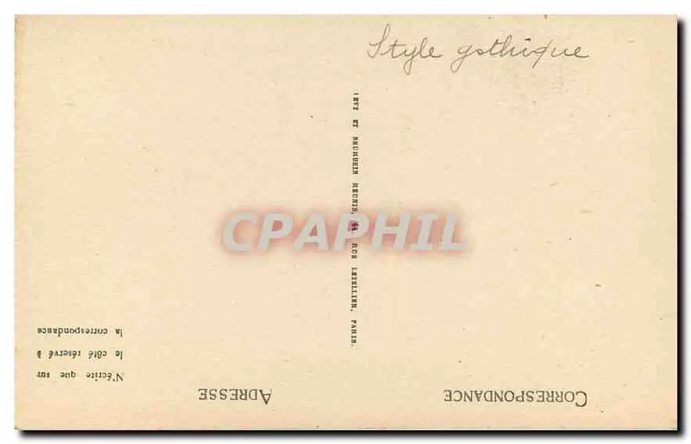 Paris - Notre-Dame - Statues du Portail de gauche - ND 1227 - Verso
