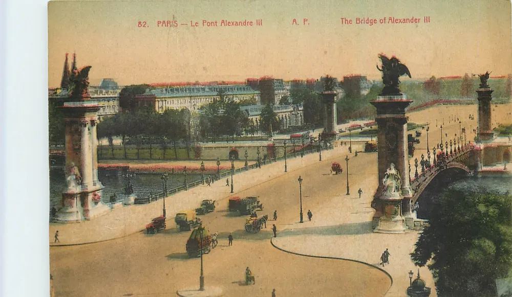 Paris — O Ponte Alexandre III — A. P. - Frente