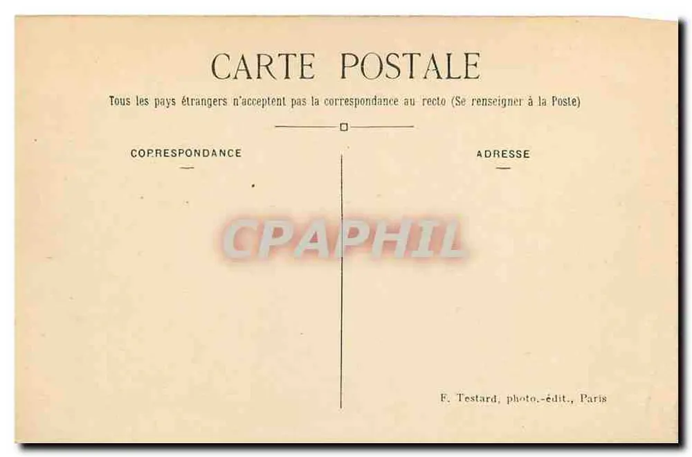PARIS — O Panteão — E. M. n° 5009 - Verso