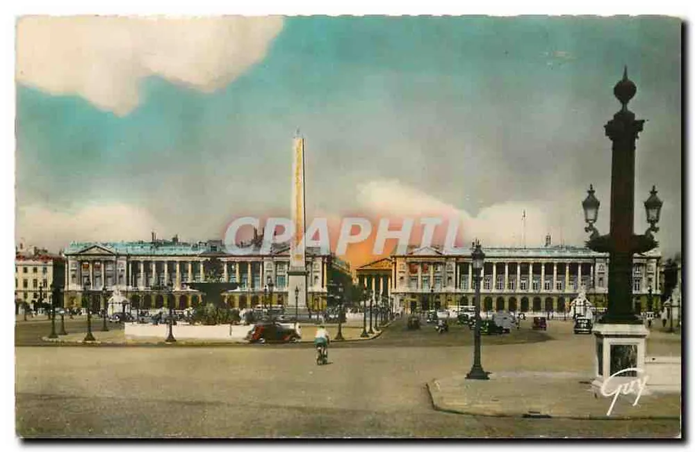 Place de la Concorde — Paris — Éditions GUY - Recto