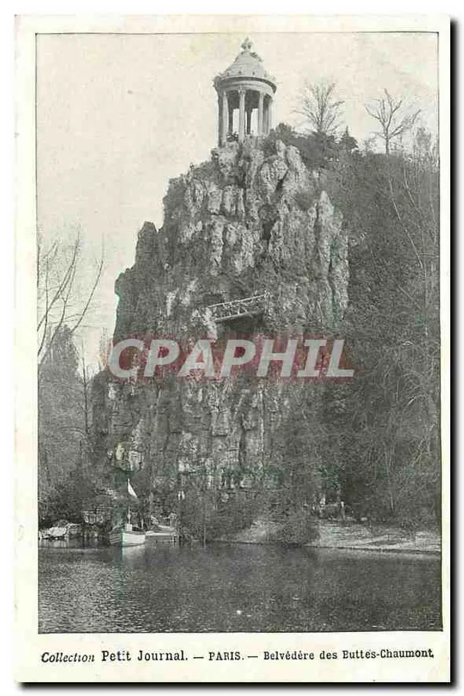 Belvédère des Buttes-Chaumont — Paris — Collection Petit Journal - Recto