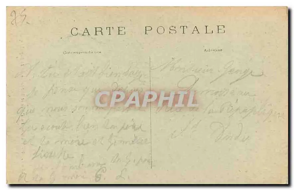 Paris – La Place et la Statue de la République — C.M. n°1381 - Verso