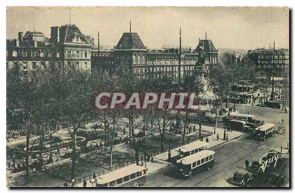 Place de la République — Paris — Éditions d'Art « GUY » - Recto