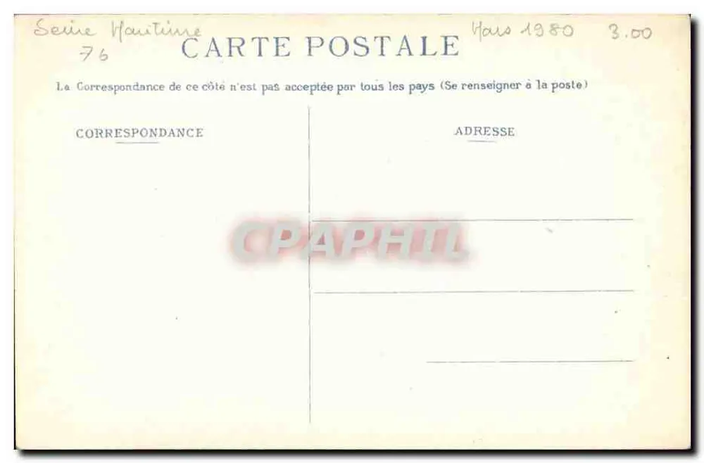 Dieppe. Place du petit Fort — Le Pollet. - Verso