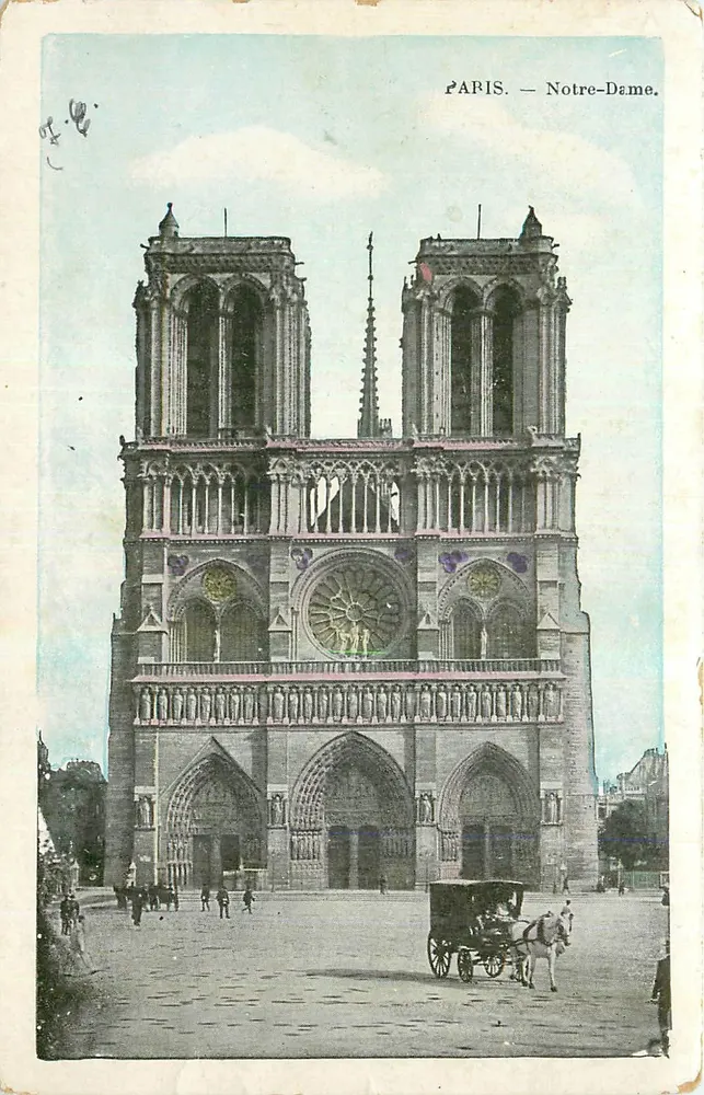 Paris — Notre-Dame — J.C. Paris, n°4 - Frente