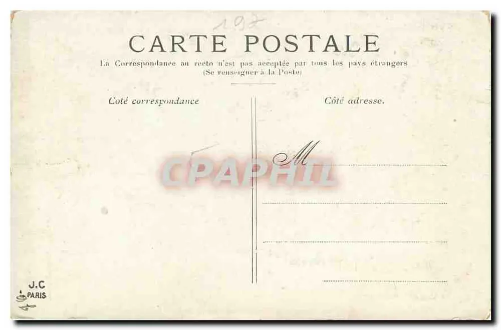 Paris — Notre-Dame — J.C. Paris, n°4 - Verso