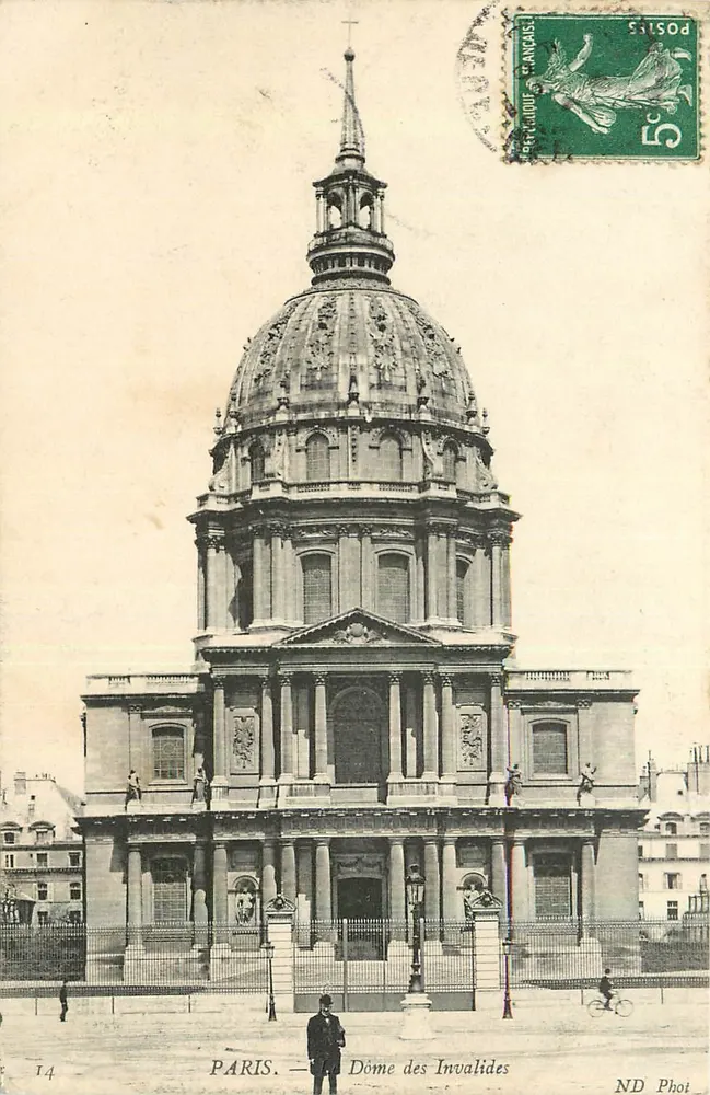 PARIS — Dôme dos Invalides — ND Phot - Frente