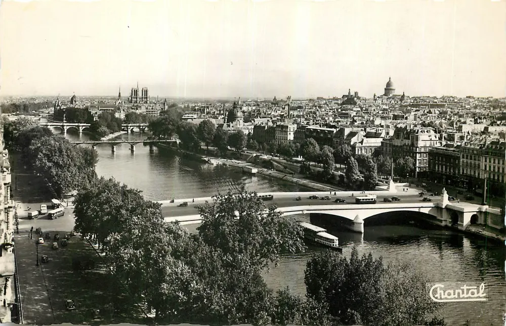 Paris — A Ponta da Cidade e os Pontes — Chantal - Frente