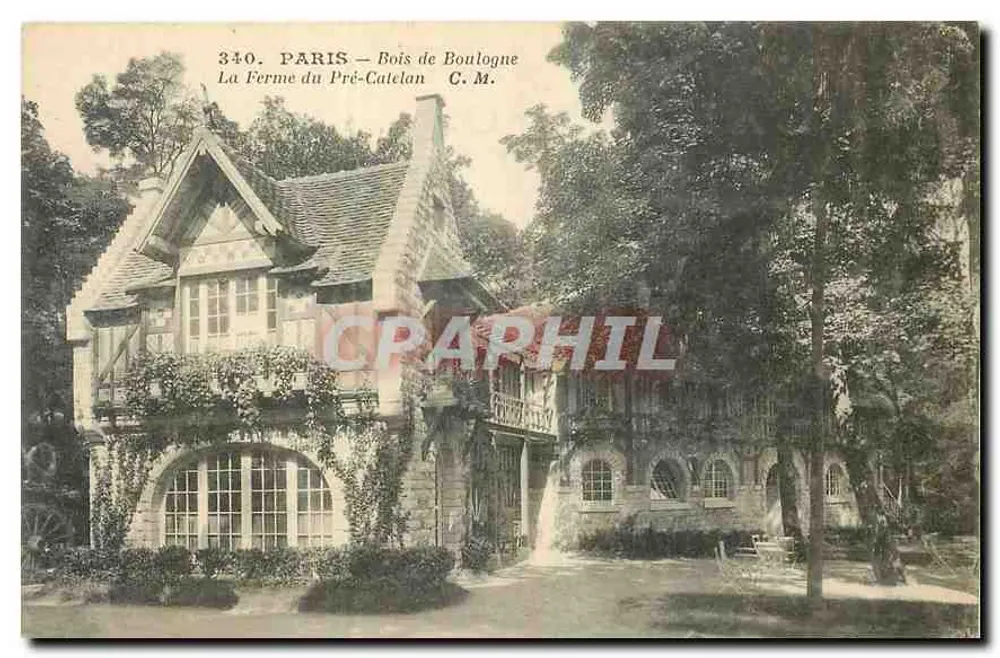 Paris — Bois de Boulogne — La Ferme du Pré-Catelan — C.M. n°340 - Recto