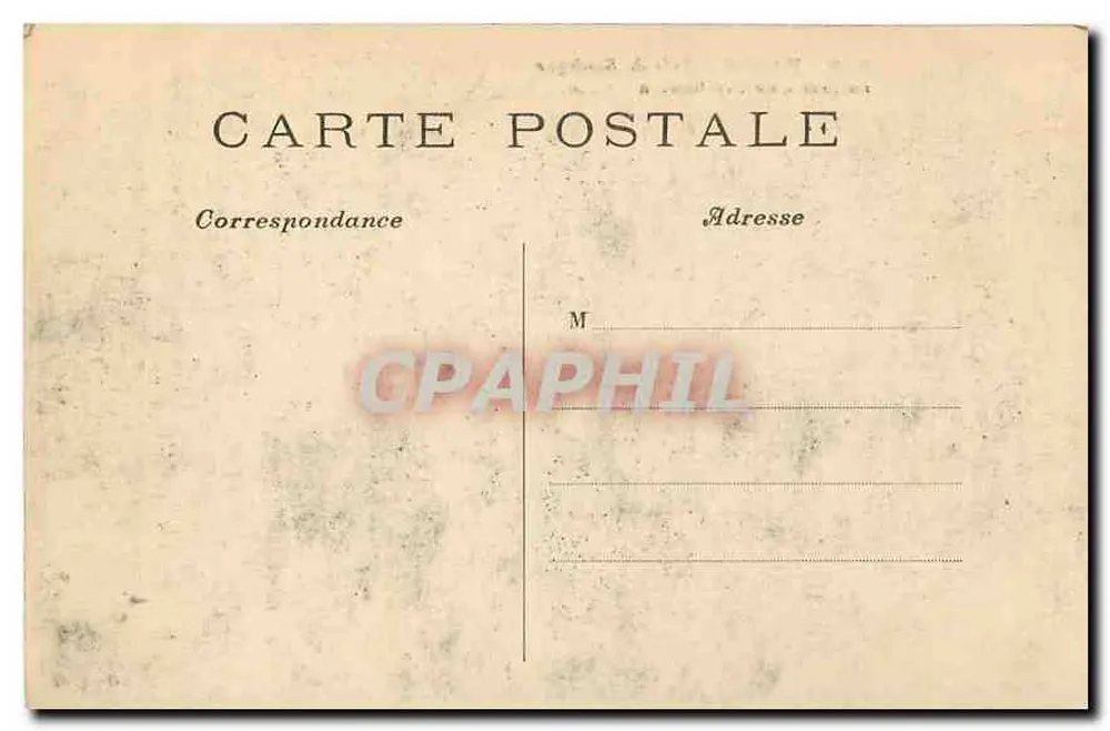 Paris — Bois de Boulogne — La Ferme du Pré-Catelan — C.M. n°340 - Verso