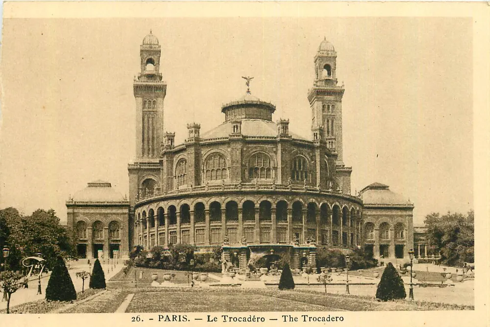 O Trocadéro — Paris — Editor A. Lecointe, n°26 - Frente