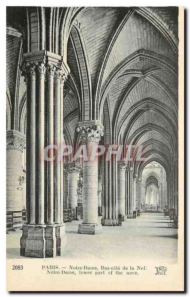 PARIS — Notre-Dame, Bas-côté de la Nef — NFP, n° 2083 - Frente