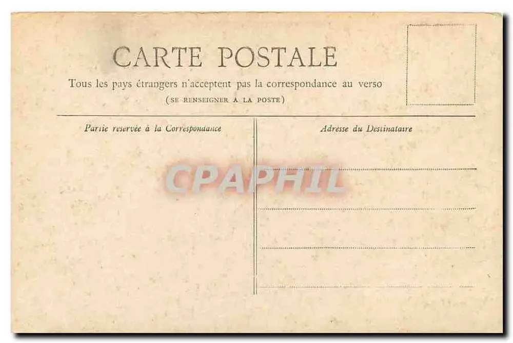 Monumento de Gambetta — París — Colección Petit Journal - Reverso