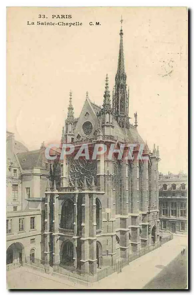 Paris — A Santa Capela — C.M. (editor C.M.) - Frente